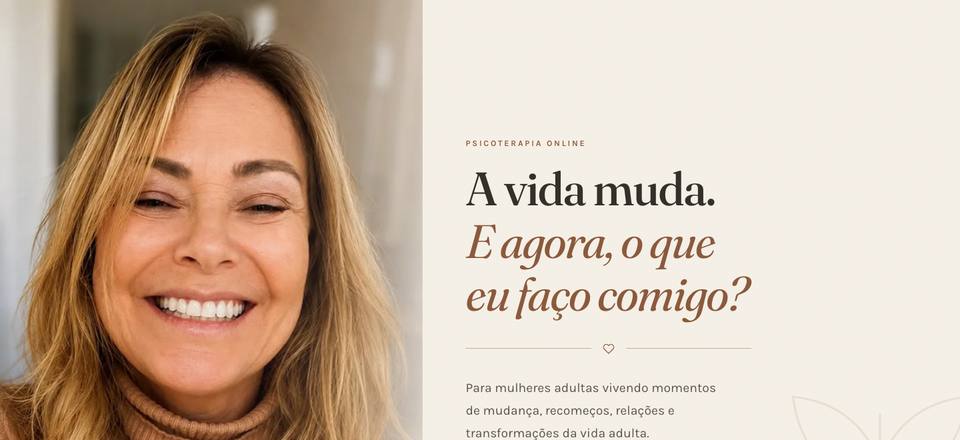 Página inicial de Cristine Dias, psicóloga